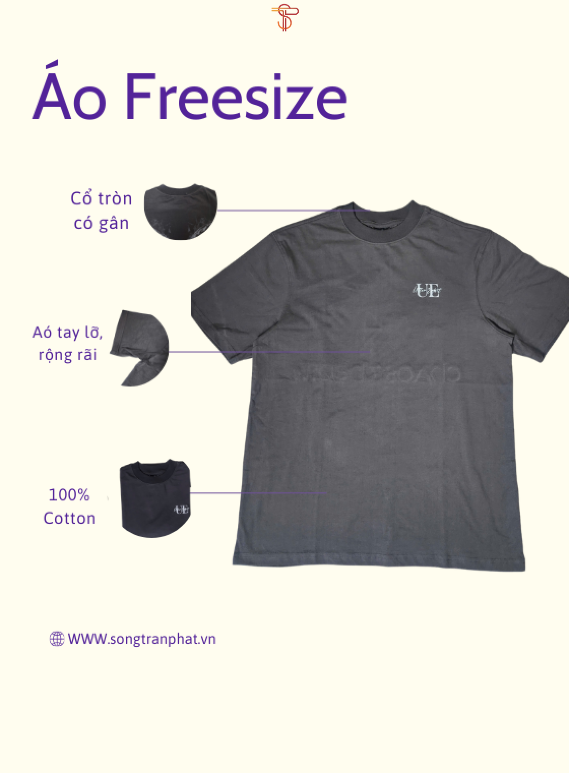 T-shirt with beautiful and unique printed images