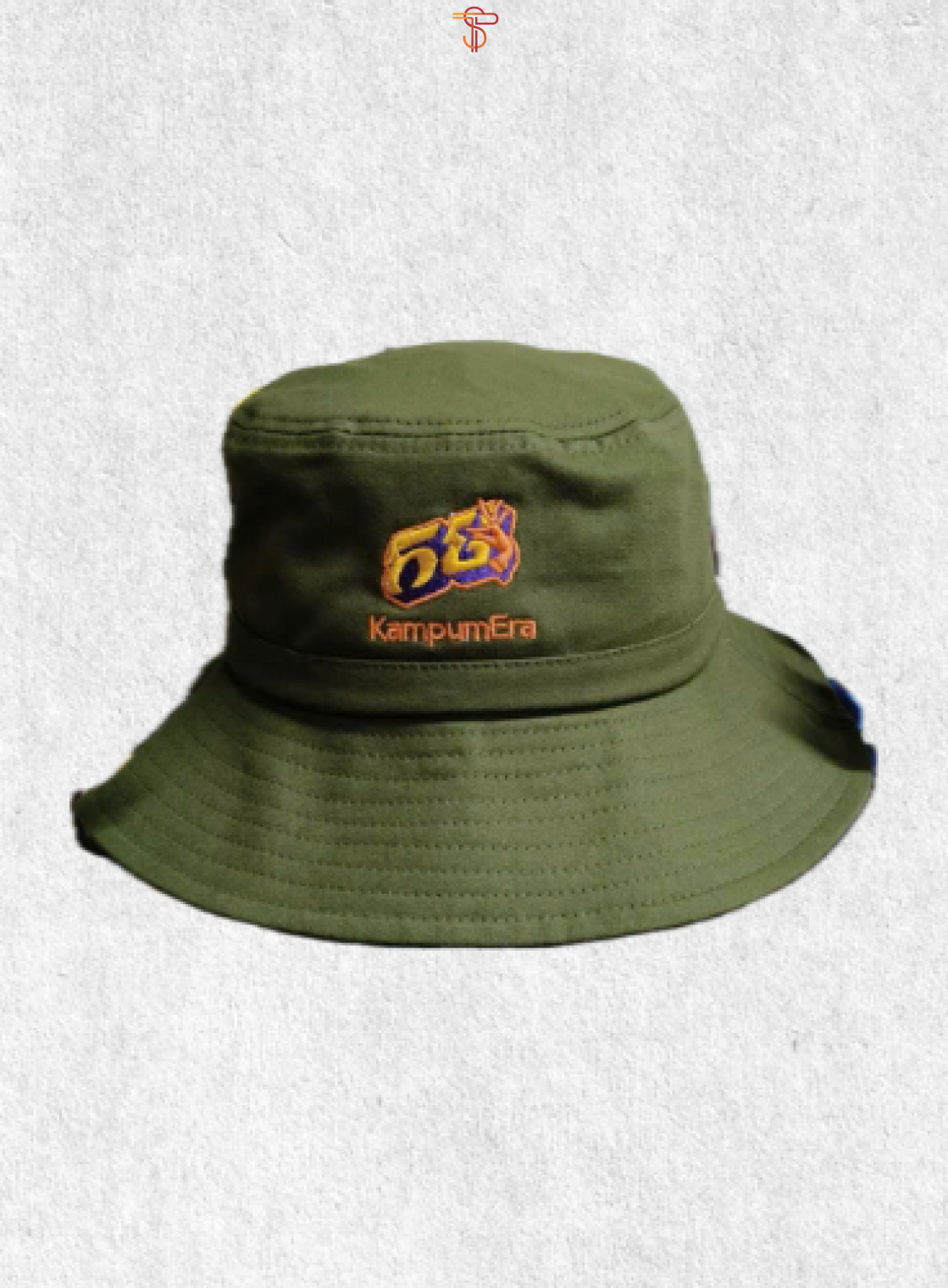 Brim hat with printed letters and optional designs