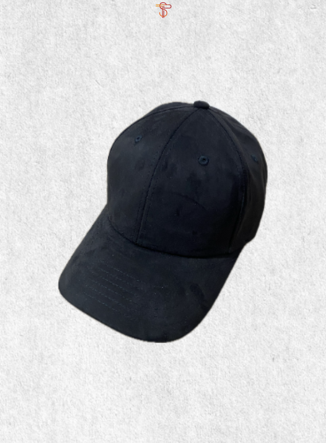 Basic black baseball cap