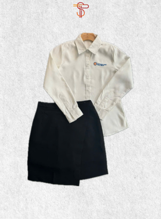 Custom-made uniforms for female employees.